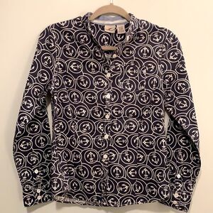 L.L. Bean Anchor Wrinkle Free Oxford Shirt